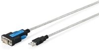 DIGITUS USB 2.0 auf RS232 Adapterkabel &ndash; USB-A, DB9-Stecker &ndash; 1.8 m 