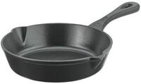 R&Ouml;SLE Bratpfanne Gusseisen 20 cm emailliert f&uuml;r Grill, Induktion & Backofen 