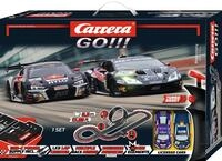 Carrera GO!!! GT Pro Racers | Autorennbahn 1:43 mit Looping, 5,3 m Strecke 
