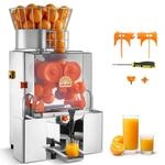 VEVOR Gewerbliche Orangenpresse Elektrische Zitruspresse mit Wasserhahn, 120 W