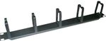 VALUE 19"-Frontplatte, horizontale oder vertikale Kabelf&uuml;hrung, Typ C, RAL 9005