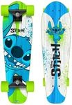 Skateboard | Stamp HotWheels Skateboard - Robust f&uuml;r Kinder & Einsteiger...
