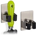 Relaxdays Ger&auml;tehalter, 2er Set, selbstklebend, 3kg Tragkraft, Haus und Garten,