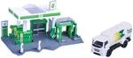 Majorette Petrol Station BP (inkl. Spielzeugauto) - Spielzeug-Tankstelle mit