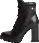 Tommy Jeans Damen Tjw Schn&uuml;rstiefel High Heel Stiefel En0en03109 Stiefeletten