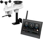 Bresser SolarWetter Funk Wetterstation 7 in 1 mit 7 Zoll HD Display WLAN | Temperatur