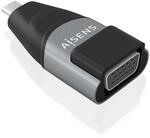 AISENS Adapter Konverter Aluminium USB-C auf VGA HDB15/H grau