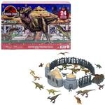 Mattel Jurassic World Adventskalender, 24 Tage, 19 Mini-Dinosaurier | Jurassic...