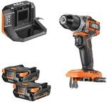 AEG &ndash; Bohrschrauber SUBCOMPACT 18 V BRUSHLESS, 65 Nm, Lieferung im Koffer mit 2