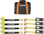 VEVOR Radspanngurt Befestigungsgurt (50,8 x 3048 mm) mit flachem Haken & 4540 kg
