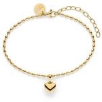 Tamaris Damen Armband aus Edelstahl mit kleinem Herz | wasserfest,...