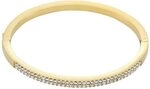 Fossil Ellis Damen Edelstahl Armband mit Druckknopfverschluss
