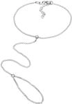 Elli Armband Damen Handchain Basic mit Kristalle 925 Sterling Silber