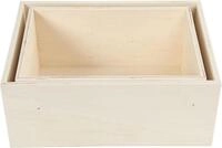 Aufbewahrungsboxen, rechteckig, H: 27 und 31 cm, Breite: 19,5 und 22,5 cm,...