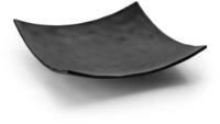 Lacor 63373 &ndash; Quadratischer Melaminbrunnen 25x25x5 &ndash; Schwarz | Langlebiges