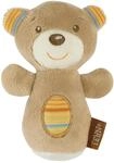Fehn Mini-Rassel Teddy &ndash; Mini-Greifling zum Rasseln, Spielen & F&uuml;hlen | Mit