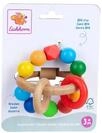 Eichhorn Baby Greifling 3D - Motorikspielzeug aus Holz und Silikon mit...