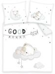 Herding babybest Wiegenbettw&auml;sche-Set Sleeping little bear, 35 x 40 cm + 80 x...