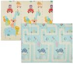 Relaxdays Spielmatte, Faltbare Kindermatte, schadstofffrei, 200 x 150 cm,