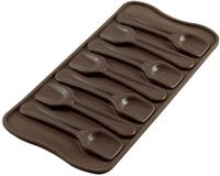 silikomart | SCG28 Silikonform f&uuml;r CHOCO SPOON Pralinen, Antihaft, 8
