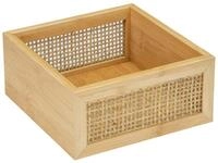 WENKO Badablage Mod. Allegre M, Ablage im Boho-Style aus hochwertigem Bambus und