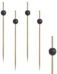 Papstar Fingerfood-Spie&szlig;e / Holzspie&szlig;e "Black Pearl" (250 St&uuml;ck) 12.5 cm,