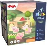 HABA My 1st Block WorldcBausteinwelt Ferkelstall Kalle ab 2 Jahren | Erstes