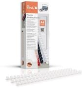 Peach Plastikbinder&uuml;cken A4-10mm - 65 Blatt - 100 St&uuml;ck - wei&szlig; - PB410-01