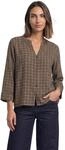 Street One Damen 3/4-Arm Bluse mit Split Neck und Print