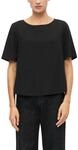 s.Oliver Damen Bluse &ndash; All-Over-Print, Rundhalsausschnitt