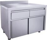 Saro Schiebet&uuml;renschrank - 2 Schub 1200X700mmAufkantung