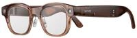 HTC VIVE Eagle - KI Brille - Unisex - Kaffebraun - Square | Adaptive Gl&auml;ser, Gemini