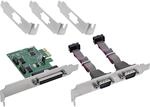 InLine Schnittstellenkarte PCIe, 2X RS-232 + 1x Parallel | WCH CH382L, IEEE...