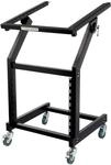 Pronomic MXS-600 Rackwagen 12+9HE mit Rollen, 4 Rollen (360&deg; Drehbar) 