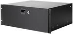 Adam HallRACK DRAWER 04 - Rackschublade mit Schloss | 19" 4HE ; Stahl; schwarz