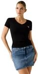 Guess Damen Ss Vn Mini Triangle Tee SS VN MINI Triangle Tee (1er Pack)