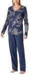 Schiesser Damen Schlafanzug Set lang weiche Baumwolle - Nightwear