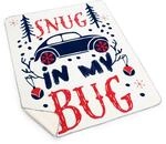 Volkswagen 1H4084503 Kuscheldecke VW K&auml;fer Fleecedecke 150x130cm Weihnachten