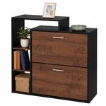 Relaxdays Schuhschrank, platzsparend, Flur & Ankleidezimmer, braun/schwarz |...