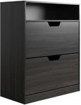 Relaxdays Schuhschrank, Verschiedene Gr&ouml;&szlig;en, Schuhaufbewahrung, schmaler