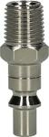 Metall-Stecknippel, 1/4"AG, 45mm