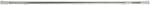 MSV 140097 Duschstange aus Aluminium, wei&szlig; lackiert, 70 x 0,1 x 0,1 cm