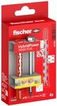 fischer HybridPower 10 x 90 FUS, D&uuml;bel f&uuml;r h&ouml;chste Tragf&auml;higkeit und Sicherheit,