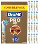 Oral-B Aufsteckb&uuml;rsten Pro Kids 3+ Disney K&ouml;nig der L&ouml;wen, Wei&szlig;, 16 St&uuml;ck 