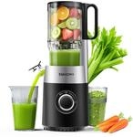 EUHOMY Entsafter, Slow Juicer f&uuml;r Ganze Gem&uuml;se und Obst, 135 mm gro&szlig;em
