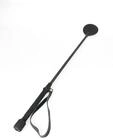 Erotic Fashion Pferdepeitsche 60 cm, schwarz Kunststoff Peitsche mit 15...