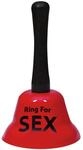 You2Toys Sexklingel "Ring for Sex", 1 St&uuml;ck | rote Tischglocke mit Aufdruck, f&uuml;r