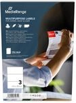 MediaRange Universal-Etiketten 210 x 99 mm Wei&szlig; | 150 Etiketten | stark...