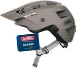 ABUS MTB-Helm MoDrop, Grau, M | In-Mold-Verfahren, Verstellsystem, Goggle-Halterung,