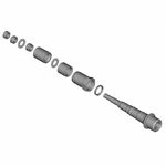Shimano Pd-M9200 Pedalachse, Silver/Black, 3 mm